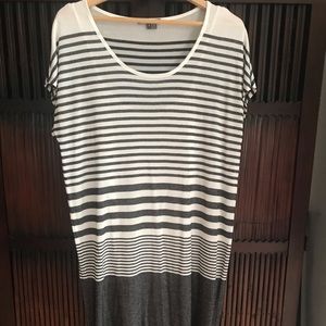 VINCE striped dress